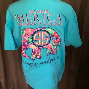 Simply Southern 🐘Make ‘Merica Preppy🇺🇸 T sz L
